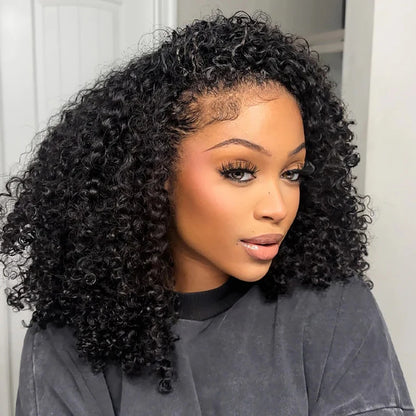 SOI CURLCARE- 250% Half Wig Human Hair Kinky Curly