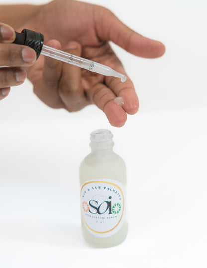 Saw Palmetto Hair Growth Serum: MSM & Tea Tree Oil, Scalp Health