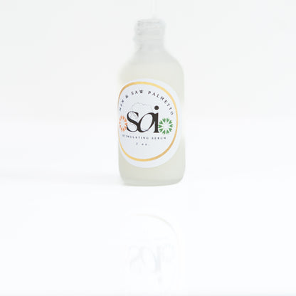 Saw Palmetto Hair Growth Serum: MSM & Tea Tree Oil, Scalp Health