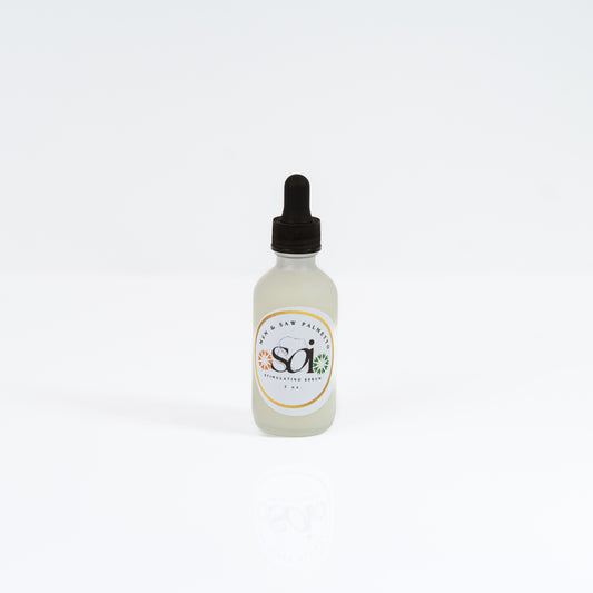 Saw Palmetto Hair Growth Serum: MSM & Tea Tree Oil, Scalp Health